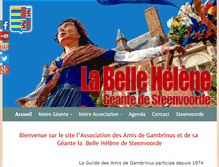 Tablet Screenshot of geant-belle-helene.org